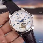 Fake Patek Philippe Watches For Sale - Patek Philippe Geneve Tourbillon Watch - Black Leather
